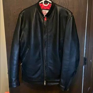 Heavy leather jacket